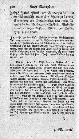 Sammlung von Beobachtungen über einige Gegenstände der Wundarzneykunst. 2.verb.Aufl.
