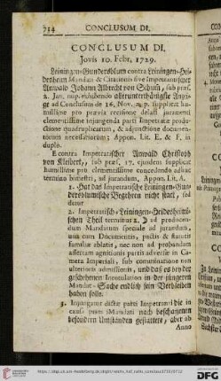[Abschnitt 6 (Conclusum DI – Conclusum DC)]