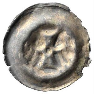 Fundmünze, Hohlpfennig, 14. Jh.