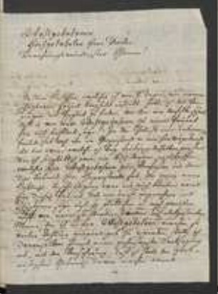 Brief von Jacob Friedrich Wilhelm Demler an Johann Jacob Kohlhaas