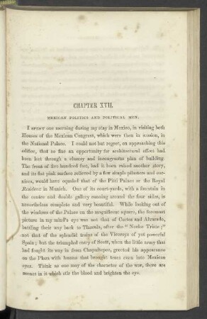 Chapter XVII. Mexican politics and political men.