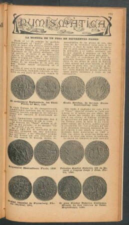 La moneda de un peso en diferentes países : Numismática