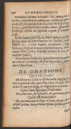 De Oratione.