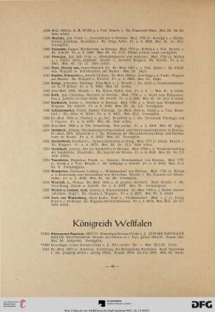 Königreich Westfalen (Nr. 1359-1397)