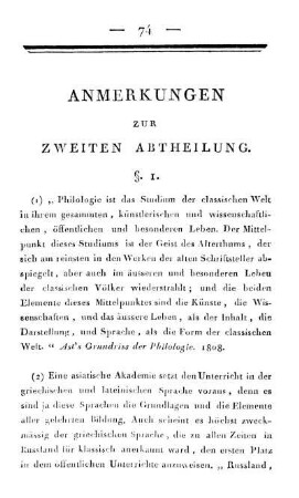 Anmerkungen Zur Zweiten Abtheilung.