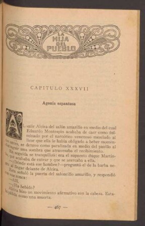 Capítulo XXXVII - Agonía espantosa