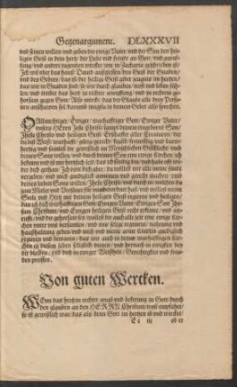 Von guten Wercken.