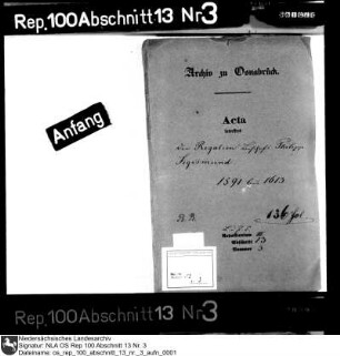 Regalien Bischof Philipp Sigismunds