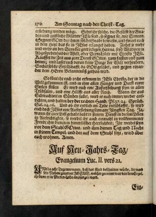 176-193, Auf Neu-Jahrs-Tag