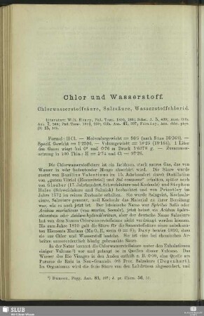 Chlor und Wasserstoff