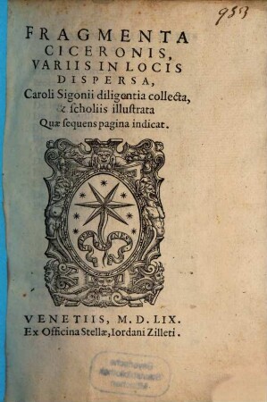 Fragmenta Ciceronis