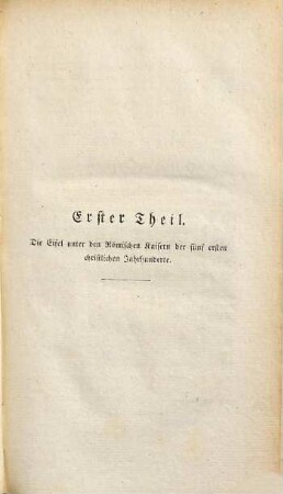 Eiflia illustrata oder geographische und historische Beschreibung der Eifel, 1,1