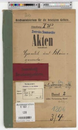 Handel und Kleingewerbe: Bd. 2