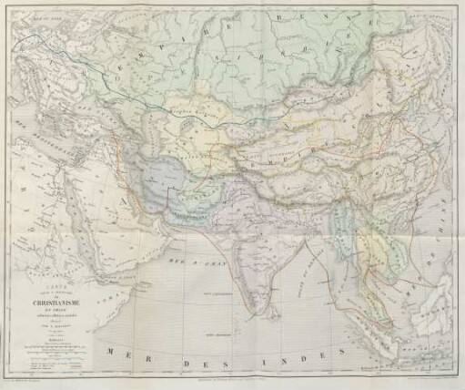 Carte pour l'histoire du christianisme en Chine