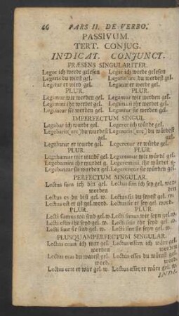 Passivum. Tert. Conjugat.