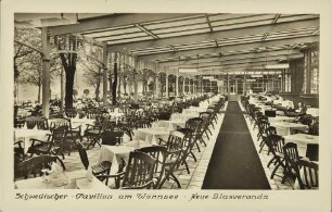 Schwedischer - Pavillon am Wannsee - Neue Glasveranda