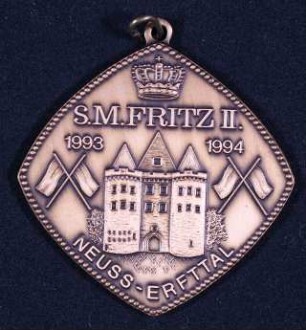 Orden Schützenkönig Neuss-Erfttal 1993/94 Fritz Kriegel