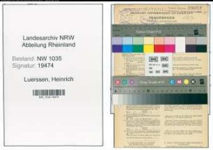Entnazifizierung Heinrich Luerssen , geb. 07.08.1898 (Steiger)
