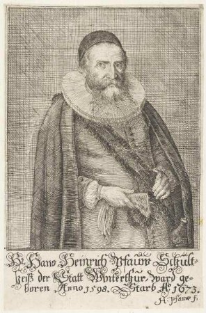 Bildnis des Hans Heinrich Pfaum