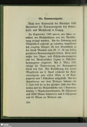 Die Kommunalgarde