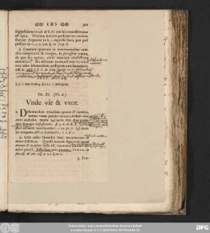 Tit. XI. (VI. 18.) Unde vir & uxor.