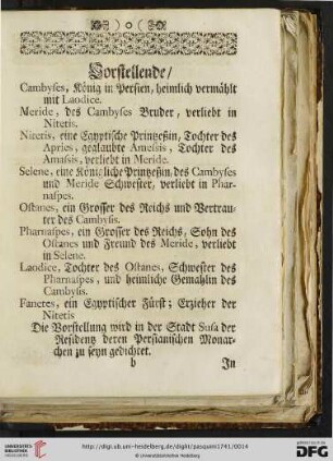Vorstellende