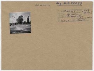 Straßenansicht. Berlin, Köpenick, Rudower Straße
