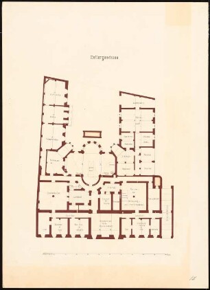 Wohnhaus Wilhelmstraße 70 (Villa Strousberg), Berlin: Grundriss KG