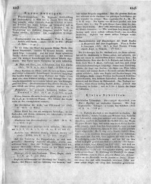 Tändeleyen von Gerstenberg. 1803. 56 S. 8.