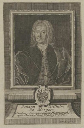 Bildnis des Johann Wilhelm de Berger
