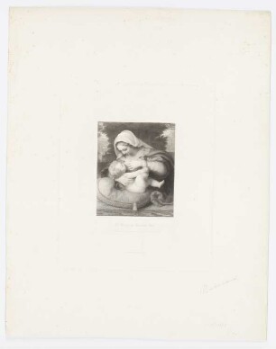 La Vierge au coussin vert