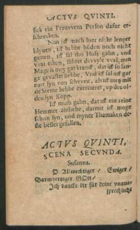 Actus Quinti, Scena Secunda.