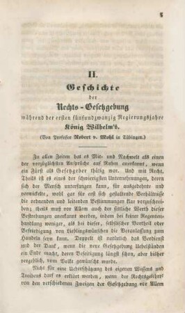 Geschichte der Rechtsgesetzgebung während der ersten 25 Regierungsjahre König Wilhelms