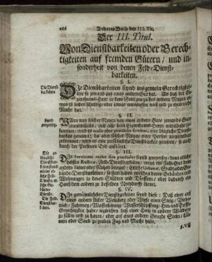 Der III. Titul. - Der VII. Titul.
