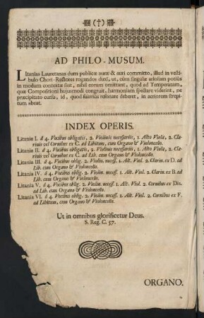 Index Operis