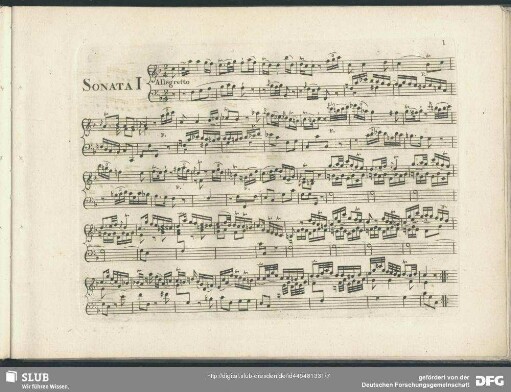 Sonata 1, F-Dur