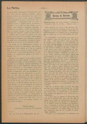 Revista de revistas