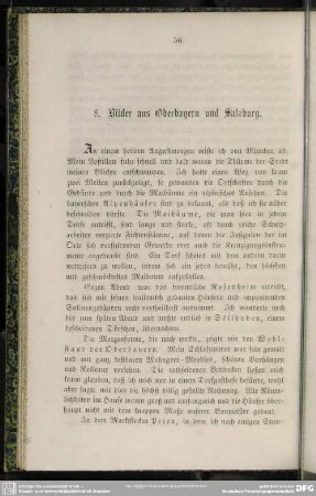8. Bilder aus Oberbayern und Salzburg