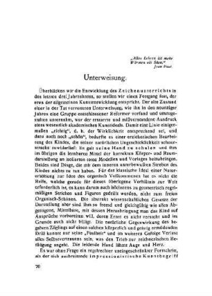 Unterweisung