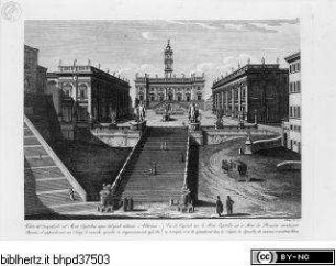 Verschiedene Ansichten Roms und Umgebung, Veduta del Campidoglio ... (Taf. 23 [24])