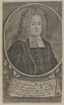 Bildnis des Fridericus Muzelius