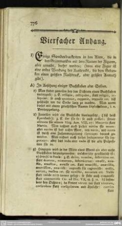 Vierfacher Anhang