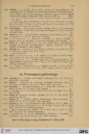 11. Versteigerungskataloge (Nr. 2006 - 2074)