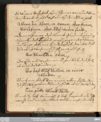 Eine gutte Wundt Salbe.