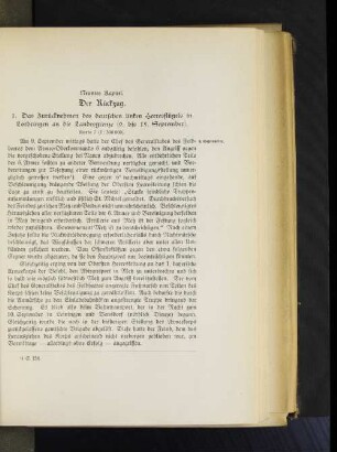 Neuntes Kapitel. Der Rückzug.