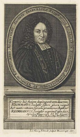 Bildnis des Iacobus Fridericus Reimmannus