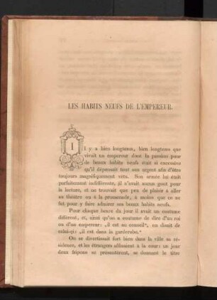 Les Habits Neufs De L'Empereur.