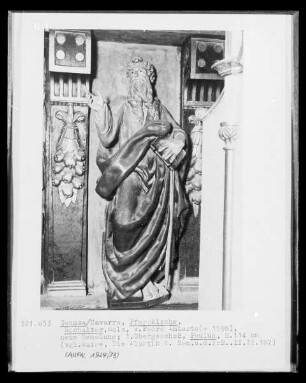 Hochaltar, 1. Obergeschoss: Heiliger Paulus