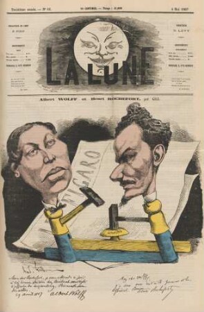 Albert Wolff et Henri Rochefort, par Gill
