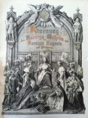 Prachtband zur Krönung des preußischen Königs Wilhelm I. 1861 in Königsberg
